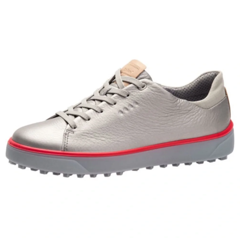 Like new Ecco hydromax silver  leather golf shoes